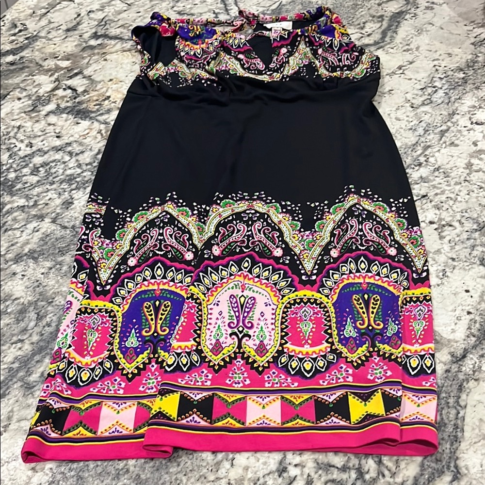 ECI Colorful Paisley Dress